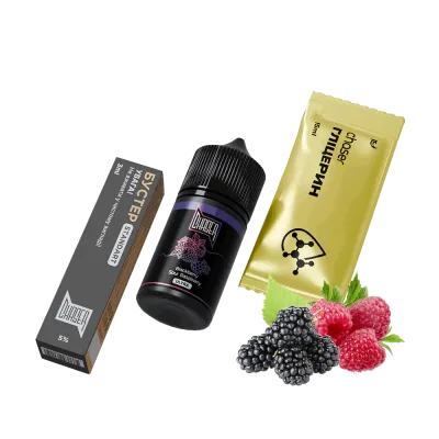 Набор для самозамеса Chaser Black Blackberry Sour Raspberry Ultra (Ежевика Кислая Малина, 50 мг, 30 мл)