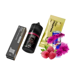 Набор для самозамеса Chaser Black Energy Raspberry Ultra (Малиновый Энергетик, 50 мг, 30 мл)
