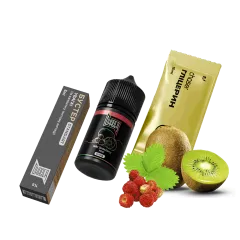 Набор для самозамеса Chaser Black Kiwi Wild Strawberry Ultra (Киви Земляника, 50 мг, 30 мл) Набор для самозамеса Chaser Black Kiwi Wild Strawberry Ultra (Киви Земляника, 50 мг, 30 мл)