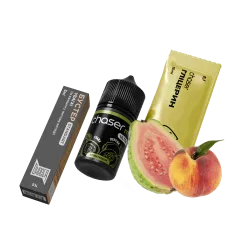 Набор для самозамеса Chaser Mix Guava Peach Ultra (Гуава Персик, 50 мг, 30 мл) Набор для самозамеса Chaser Mix Guava Peach Ultra (Гуава Персик, 50 мг, 30 мл)