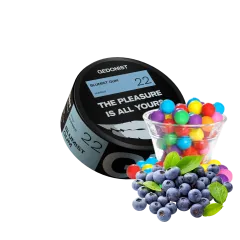 Табак Gedonist №22 Blumist Gum (Голубика жвачка, 100 г)