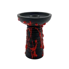 Глиняна чаша Gusto Bowls Classic Phunnel Black Red (червоне поливання) Глиняна чаша Gusto Bowls Classic Phunnel Black Red (червоне поливання)