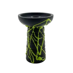 Глиняна чаша Gusto Bowls Classic Phunnel Black Green (зелене поливання) Глиняна чаша Gusto Bowls Classic Phunnel Black Green (зелене поливання)