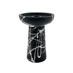 Глиняная чаша Gusto Bowls Classic Phunnel Black White (белая поливка) Глиняная чаша Gusto Bowls Classic Phunnel Black White (белая поливка)