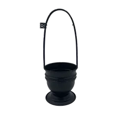 Корзина для угля Орнамент Big Black (Чёрный, Большая) Корзина для угля Орнамент Big Black (Чёрный, Большая)
