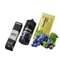 Набор для самозамеса Chaser Nova Blackcurrant&Grape (Смородина Виноград, 50 мг, 30 мл)