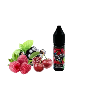 Рідина Nectar Cherry black currant raspberry (Смородина вишня Малина, 50 мг, 15 мл)