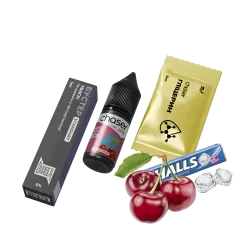 Набір для самозамішування Chaser Cherry Menthol Ultra (Вишня Ментол, 50 мг, 10 мл)