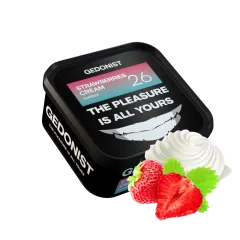 Тютюн Gedonist №26 Strawberry Cream (Полуниця Крем, 200 г)