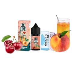 Набор для самозамеса Get High Cherry Peach Cocktail (Вишня Персик, 50 мг, 30 мл)