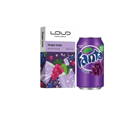 Табак Loud Light Grape Soda (Виноградная содовая, 100 г)