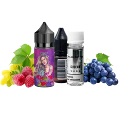 Набор для самозамеса Flavorlab Lady Raspberry grapes (Виноград малина, 50 мг, 30 мл)