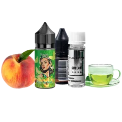 Набор для самозамеса Flavorlab Lady Green tea peach (Зеленый чай персик, 50 мг, 30 мл)
