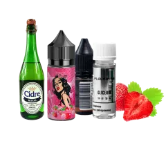 Набор для самозамеса Flavorlab Lady Strawberry cider (Сидр клубничный, 50 мг, 30 мл)
