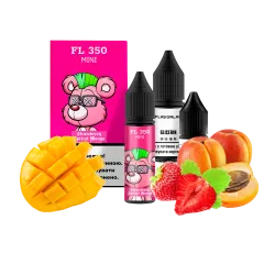 Набор для самозамеса Flavorlab FL350 mini Strawberry Apricot Mango (Клубника абрикос манго, 50 мг, 15 мл)