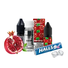 Набор для самозамеса Flavorlab Р1 Гранат Ментол (50 мг, 10 мл)