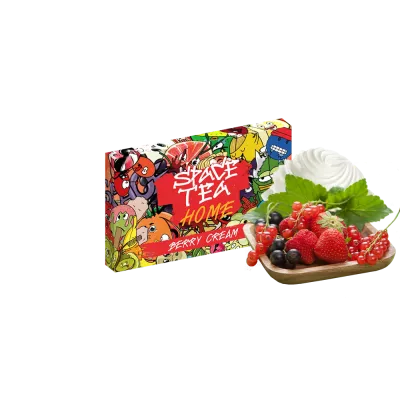 Кальянна чайна суміш Space Tea Home Berry Cream (Беррі Крем, 40 г)