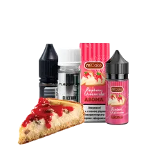 Набор для самозамеса Flavorlab M-Cake Strong Raspberry Cheesecake (Малиновый чизкейк, 65 мг, 30 мл)