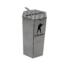 Колпак для кальяна Appach CS GO Silver (Металлик)