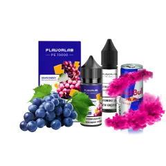 Набор для самозамеса Flavorlab PE 10000 Grape energy (Виноградный энергетик, 50 мг, 30 мл) Набор для самозамеса Flavorlab PE 10000 Grape energy (Виноградный энергетик, 50 мг, 30 мл)