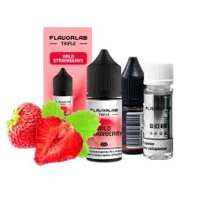 Набор для самозамеса Flavorlab Triple Strong Wild Strawberry (Клубника, 65 мг, 30 мл)