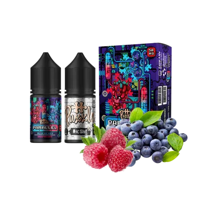 Набор для самозамеса In Bottle Parallel Puzzle Blueberry Raspberry (Черника Малина, 50 мг, 30 мл)
