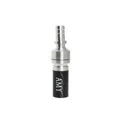 Коннектор для силиконового шланга кальяна Amy Deluxe Carbon (Универсальный адаптер, Резьба, С вращающимся шарниром) Коннектор для силиконового шланга кальяна Amy Deluxe Carbon (Универсальный адаптер, Резьба, С вращающимся шарниром)