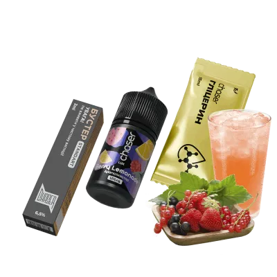 Набор для самозамеса Chaser Lux Berry Lemonade (Ягоды Лимонад, 65 мг, 30 мл)