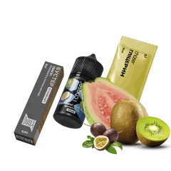 Набор для самозамеса Chaser Lux Kiwi Passion Fruit Guava (Киви Маракуйя Гуава, 65 мг, 30 мл)