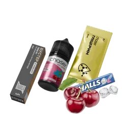 Набор для самозамеса Chaser Cherry Menthol Ultra (Вишня Ментол, 65 мг, 30 мл) Набор для самозамеса Chaser Cherry Menthol Ultra (Вишня Ментол, 65 мг, 30 мл)