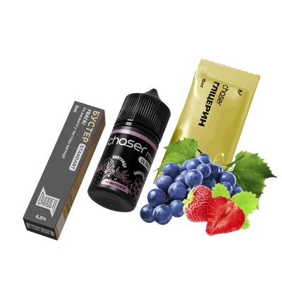 Набор для самозамеса Chaser Mix Strawberry Grape Ultra (Клубника Виноград, 65 мг, 30 мл)