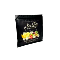 Тютюн Serbetli Passion fruit Melon Strawberry Ice (Маракуя Диня Полуниця Лід, 100 г) Тютюн Serbetli Passion fruit Melon Strawberry Ice (Маракуя Диня Полуниця Лід, 100 г)