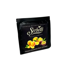 Тютюн Serbetli Peach Passion fruit Orange (Персик Маракуя Апельсин, 100 г)