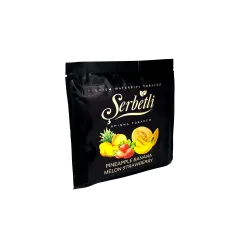 Табак Serbetli Pineapple Banana Melon Strawberry (Ананас Банан Дыня Клубника, 100 г) Табак Serbetli Pineapple Banana Melon Strawberry (Ананас Банан Дыня Клубника, 100 г)