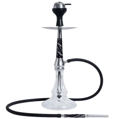 Кальян Garden Black White 6156 (Черно-белый, полный комплект)