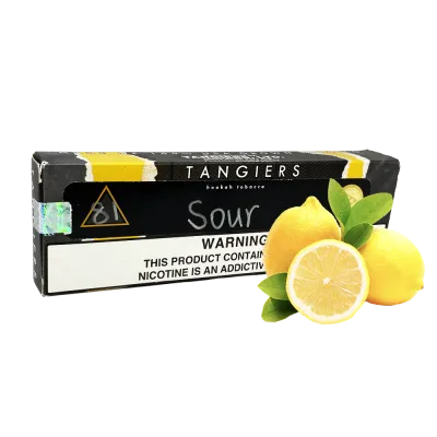 Тютюн Tangiers Noir №81 Sour (Саур, 250 г) Чорна упаковка