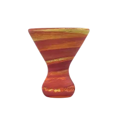 Глиняная чаша Trumpet Bell Жёлто-розовая Глиняная чаша Trumpet Bell Жёлто-розовая