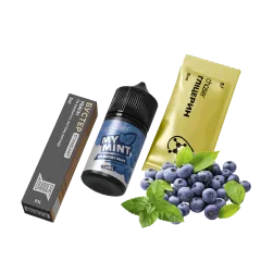 Набор для самозамеса Chaser My Mint Billberry mint (Голубика Мята, 50 мг, 30 мл) Набор для самозамеса Chaser My Mint Billberry mint (Голубика Мята, 50 мг, 30 мл)