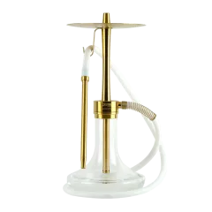 Кальян Oduman Infinity Clear Glass Gold Body (Золотистый, полный комплект)