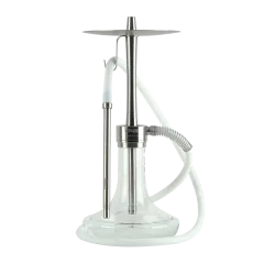 Кальян Oduman Infinity Clear Glass Silver Body (Металлик, полный комплект)