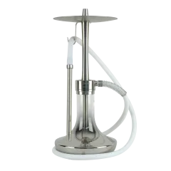 Кальян Oduman Infinity Silver Glass Silver Body (Металлик, полный комплект)