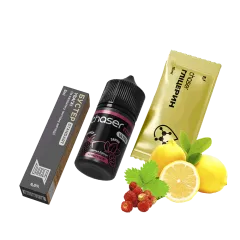 Набор для самозамеса Chaser Mix Wildberry Lemon Ultra (Земляника Лимон, 65 мг, 30 мл)