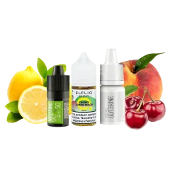 Набор для самозамеса Elfliq Cherry Lemon Peach (Вишня Лимон Персик, 50 мг, 30 мл)