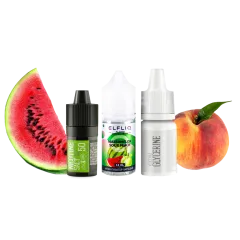 Набор для самозамеса Elfliq Watermelon Sour Peach (Арбуз Кислый Персик, 50 мг, 30 мл)