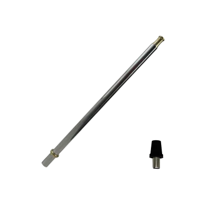 Мундштук для кальяна из нержавеющей стали Stick Silver/Gold с коннектором (Золотистый металлик)