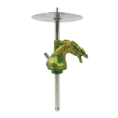 Кальян 2x2 Hookah Dragonborn Green Gold (зелено-золотистый, базовый комплект)