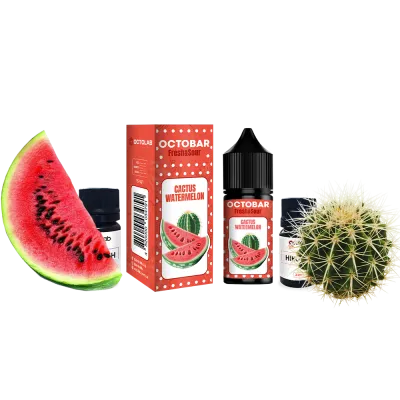 Набор для самозамеса Octobar Fresh & Sour HARD Cactus Watermelon (Кактус Арбуз, 65 мг, 30 мл)