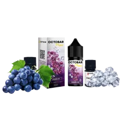 Набор для самозамеса Octobar Prime HARD Grape Ice (Виноград Лёд, 65 мг, 30 мл) Набор для самозамеса Octobar Prime HARD Grape Ice (Виноград Лёд, 65 мг, 30 мл)