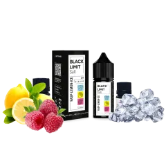 Набор для самозамеса Black Limit Salt HARD Rasp Lemon Ice (Малина Лимон Лёд, 65 мг, 30 мл)