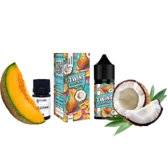 Набір для самозамішування Twins Melon Coconut (Диня Кокос, 50 мг, 30 мл) Набір для самозамішування Twins Melon Coconut (Диня Кокос, 50 мг, 30 мл)